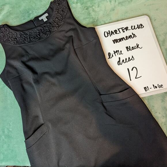 Charter Club Bodycon with pockets LBD Women's 12 - Picture 4 of 6